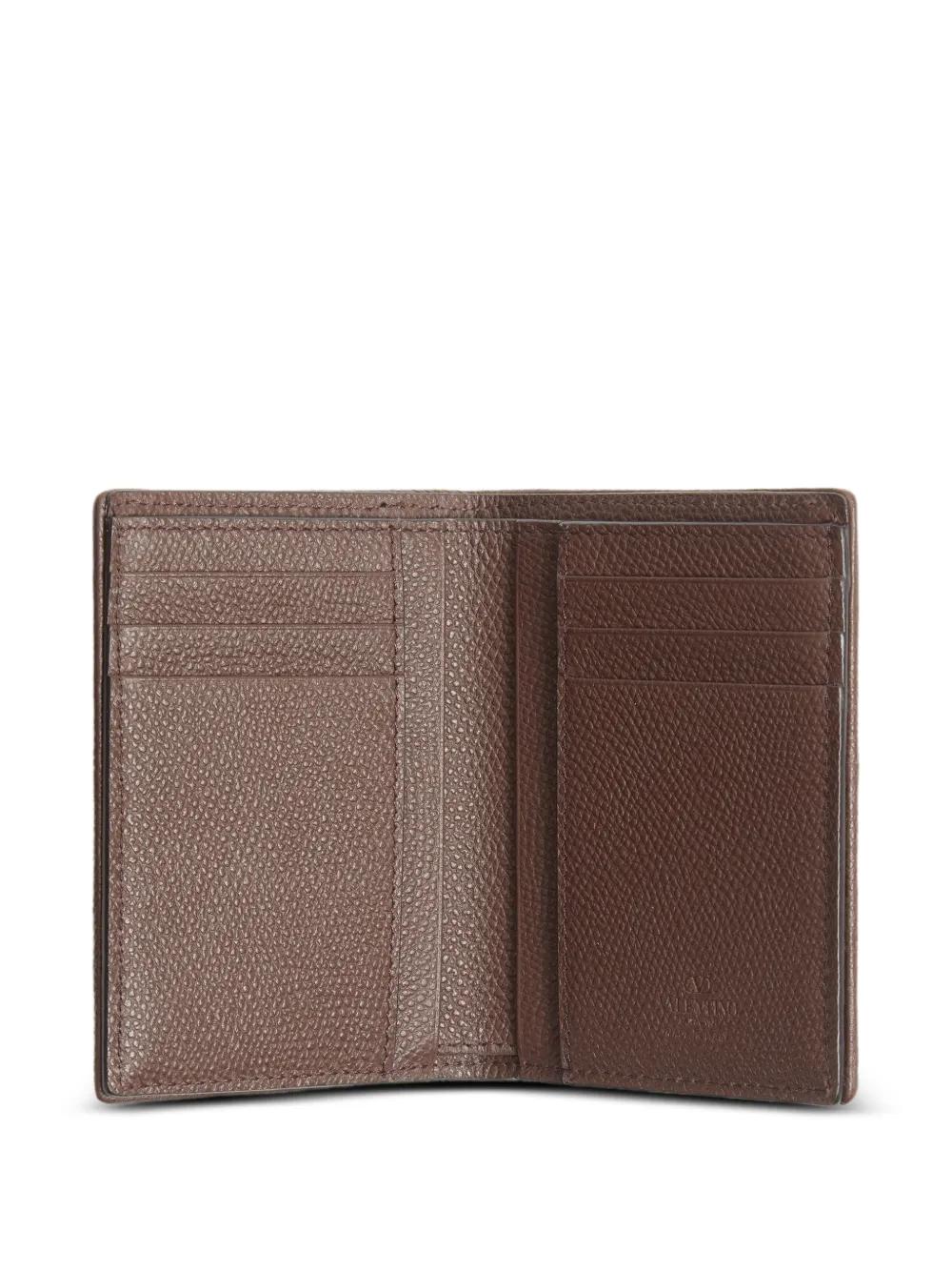 Valentino Garavani VLogo Signature geruite pasjeshouder Beige