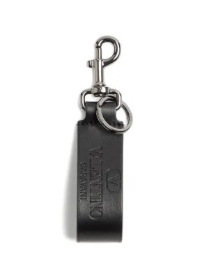 Valentino Garavani leather-tassel Keyring | Black | FARFETCH CH