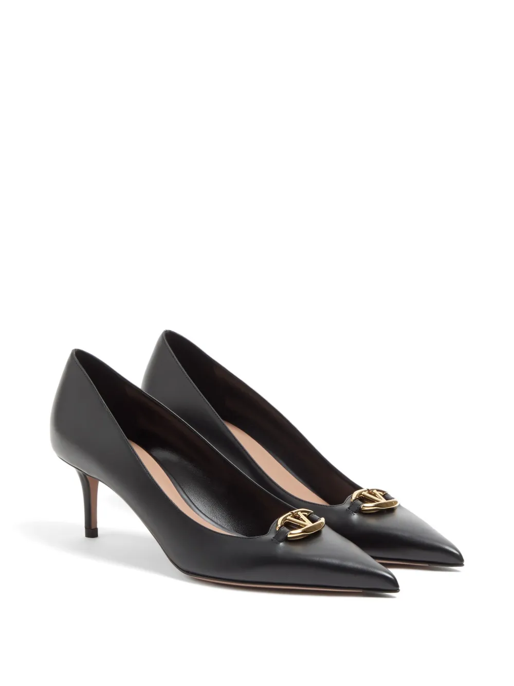 Valentino Garavani VLogo The Bold Edition lakleren pumps 60mm Zwart