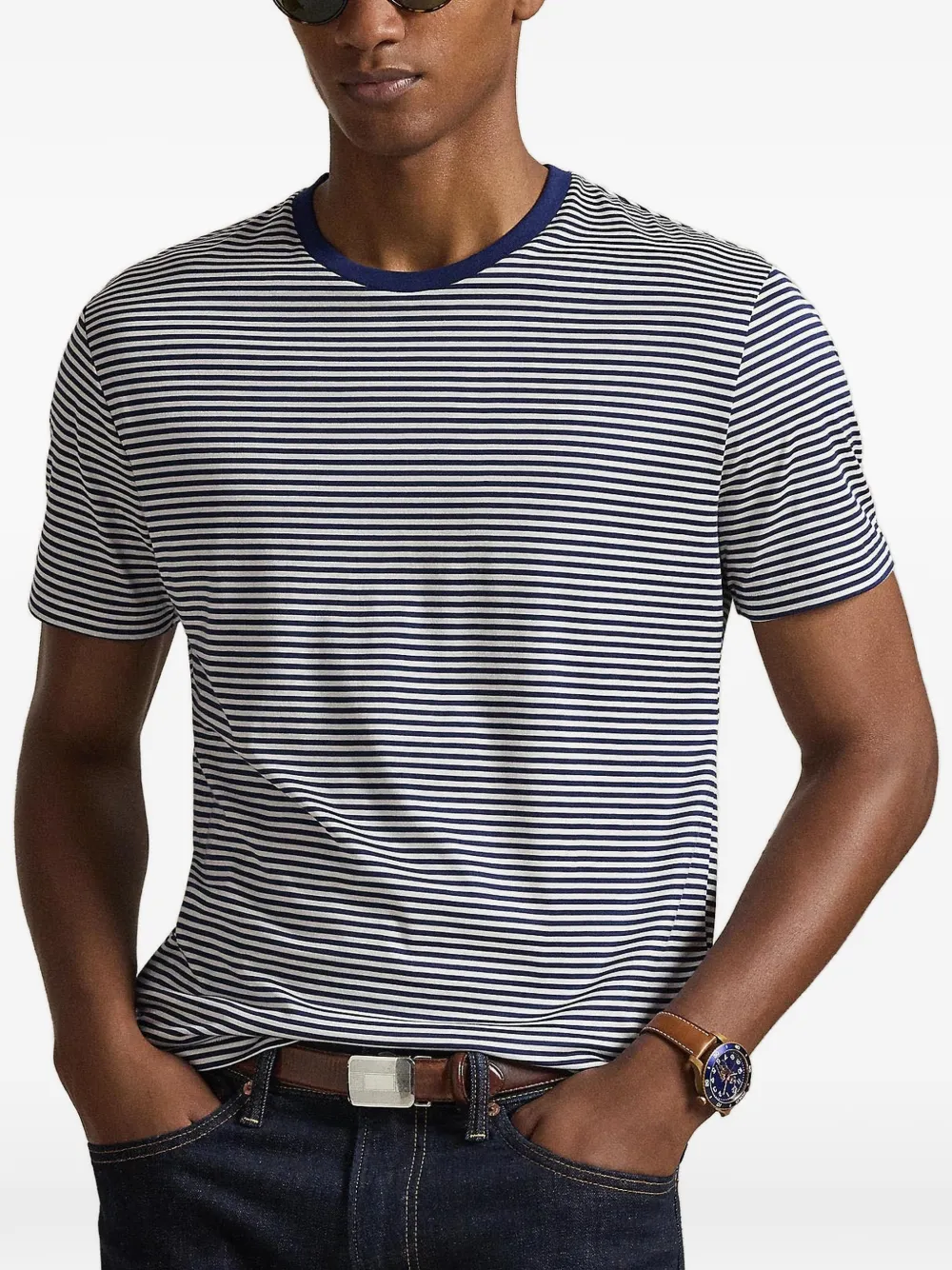 Polo Ralph Lauren Gestreept T-shirt Wit
