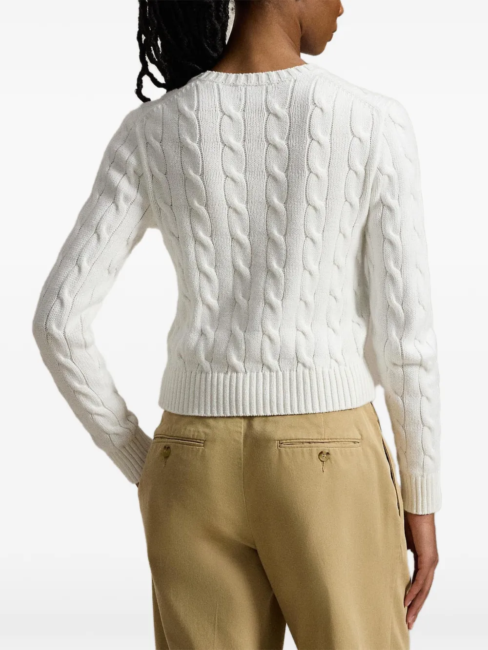 Polo Ralph Lauren Kabelgebreide trui Wit