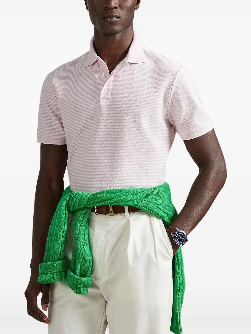 Polo Ralph Lauren Gestreept poloshirt Roze