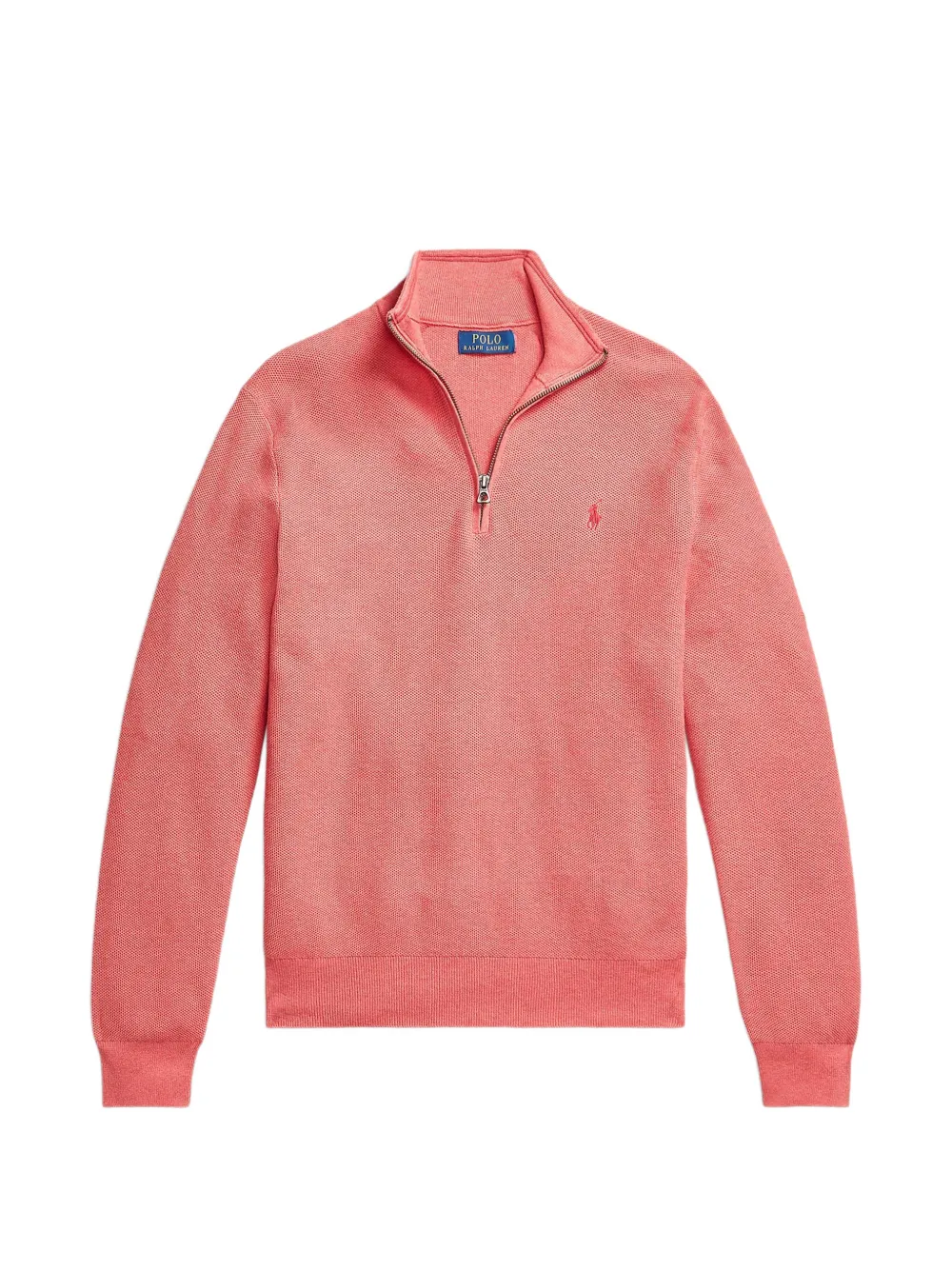 Polo Ralph Lauren quarter-zip heathered sweater - Rosa