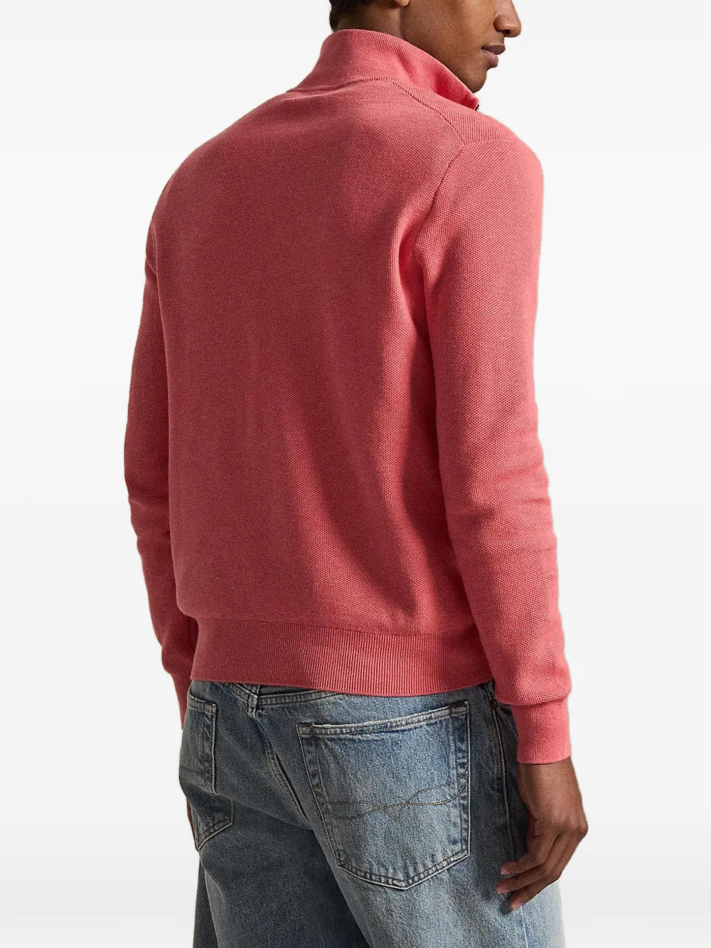 Polo Ralph Lauren Katoenen trui met rits Roze