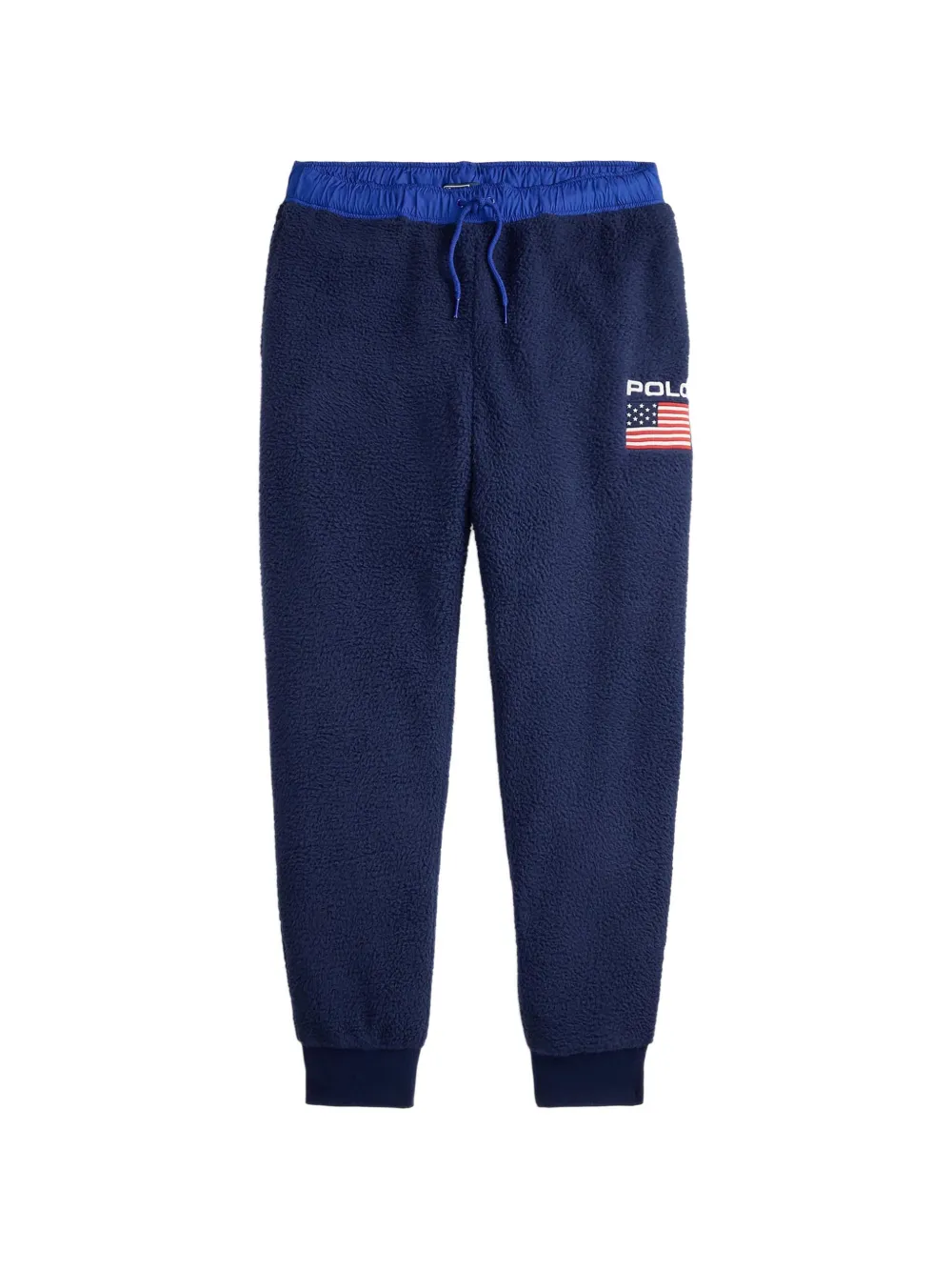 Polo Ralph Lauren fleece-texture track pants - Blu