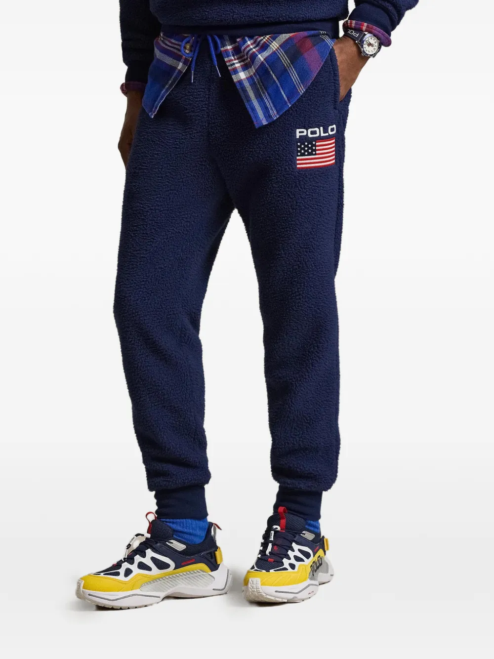 Polo Ralph Lauren Fleece trainingsbroek Blauw