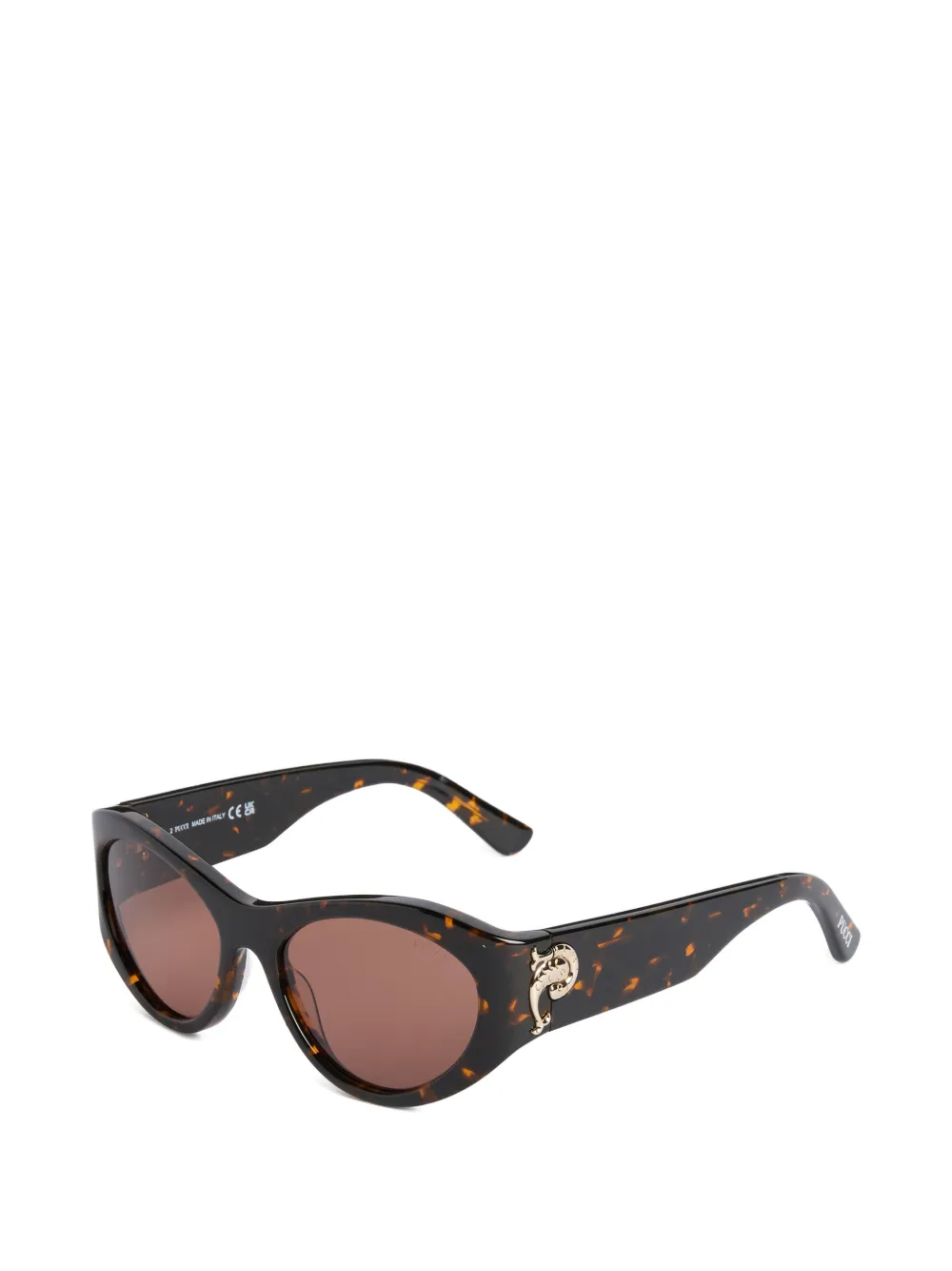 PUCCI Zonnebril met cat-eye montuur Bruin