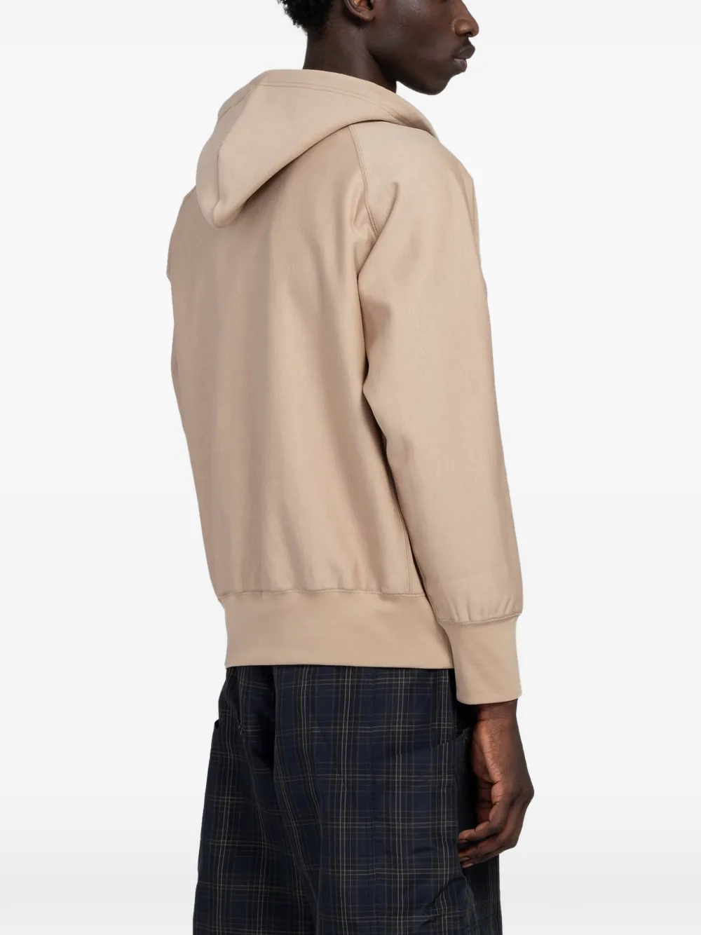 Comme des Garçons Homme Hoodie met knoopzak Beige