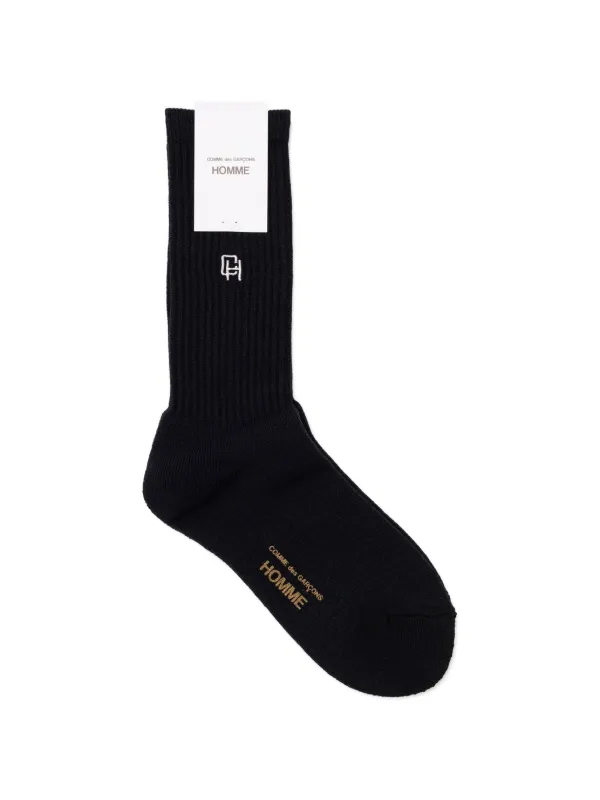 comme des garcons homme ロゴソックス 黒 Comme Des Garçons Homme ロゴ 靴下 | ブラック | FARFETCH JP