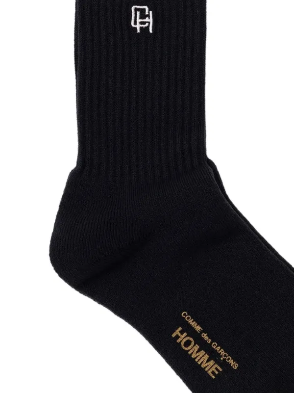 comme des garcons homme ロゴソックス 黒 Comme Des Garçons Homme ロゴ 靴下 | ブラック | FARFETCH JP