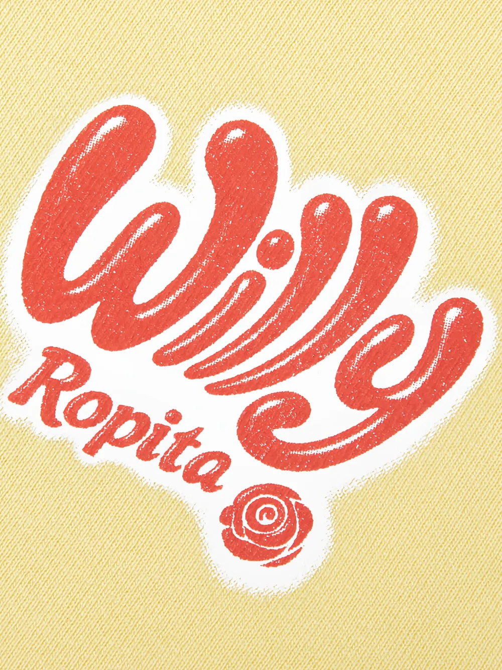 Willy Chavarria Willy Ropita hoodie Geel