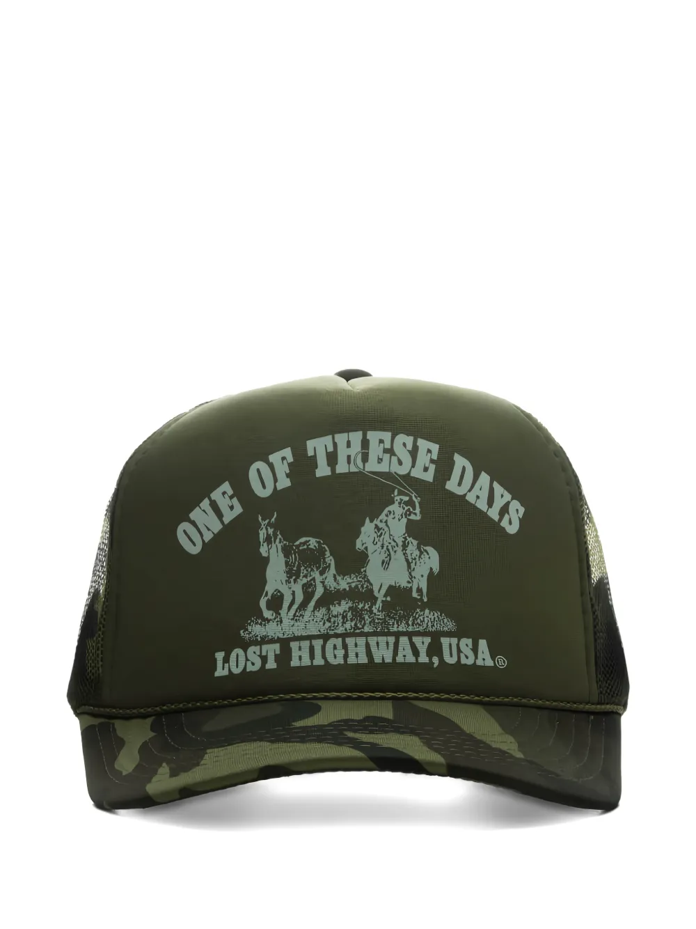 One Of These Days Lost Highway cap - Verde