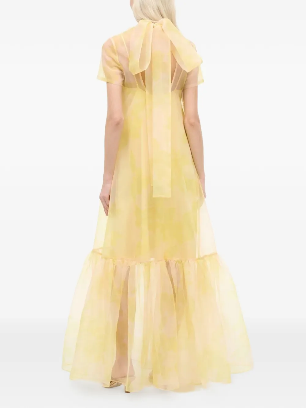 STAUD Calluna maxi-jurk Geel
