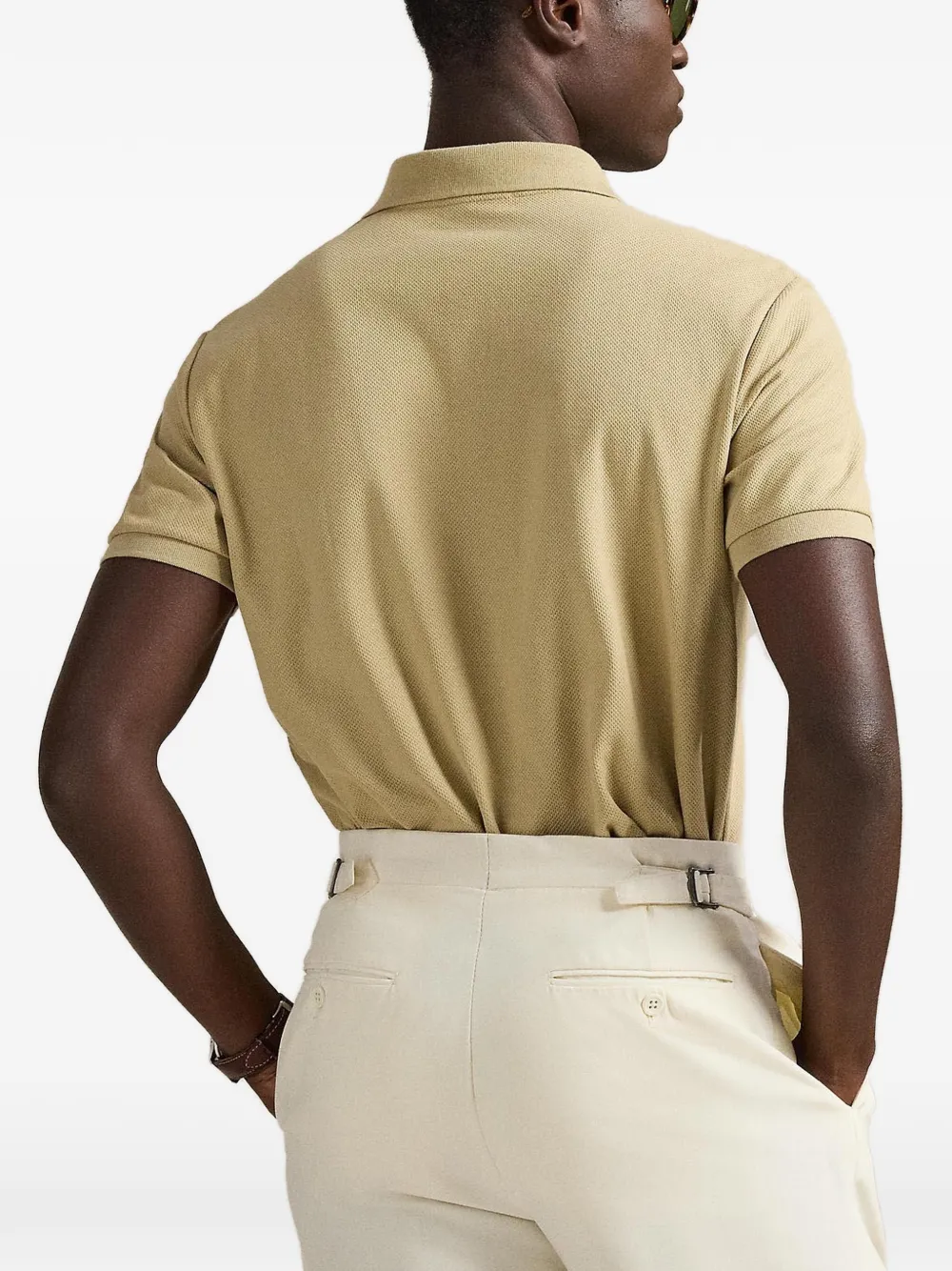 Polo Ralph Lauren Poloshirt met geborduurd logo Beige