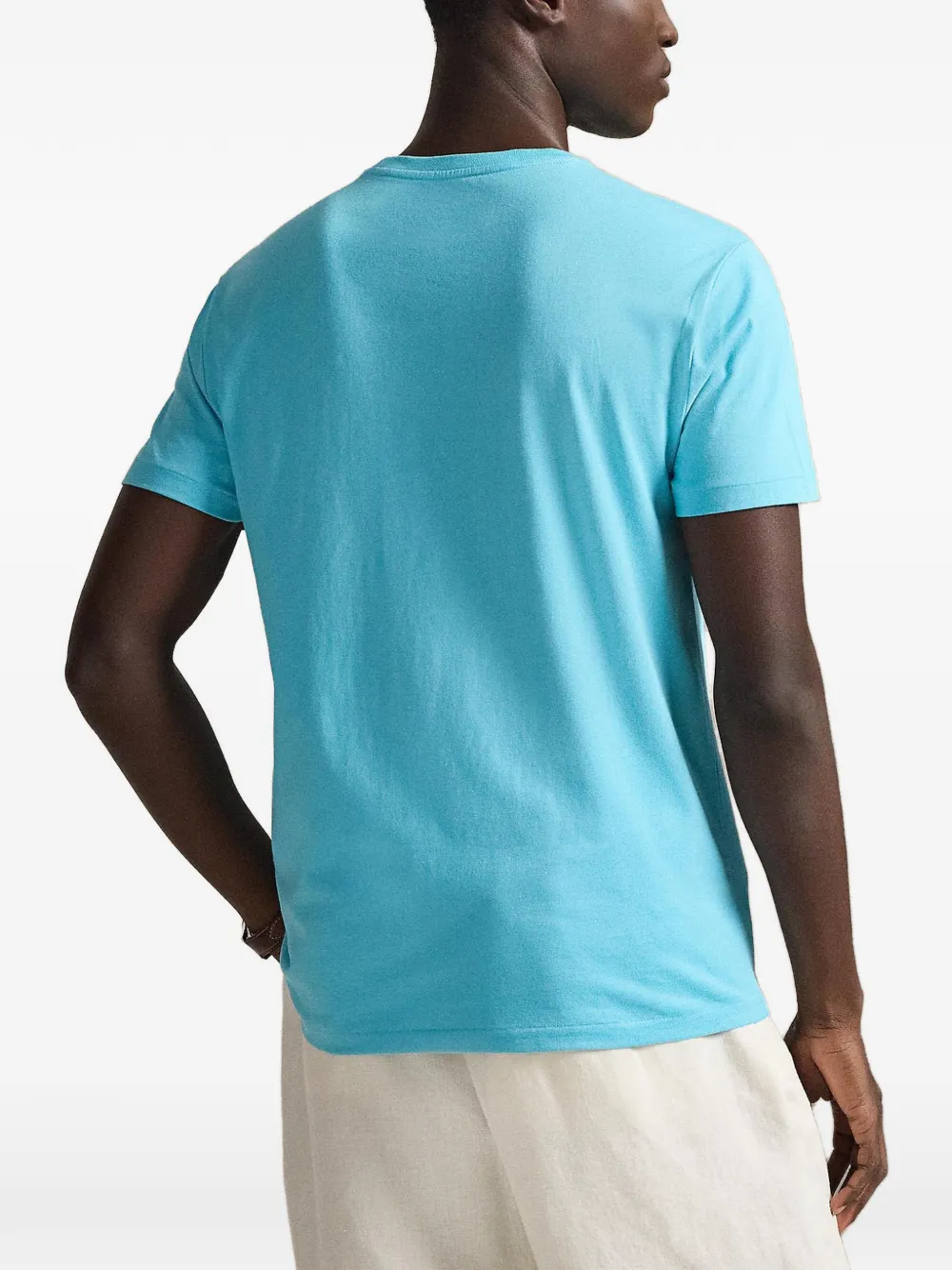 Polo Ralph Lauren T-shirt met geborduurd logo Blauw