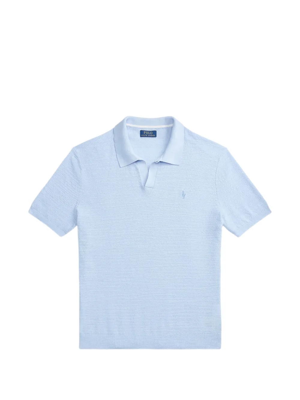 Polo Ralph Lauren slub-knit polo shirt - Blau