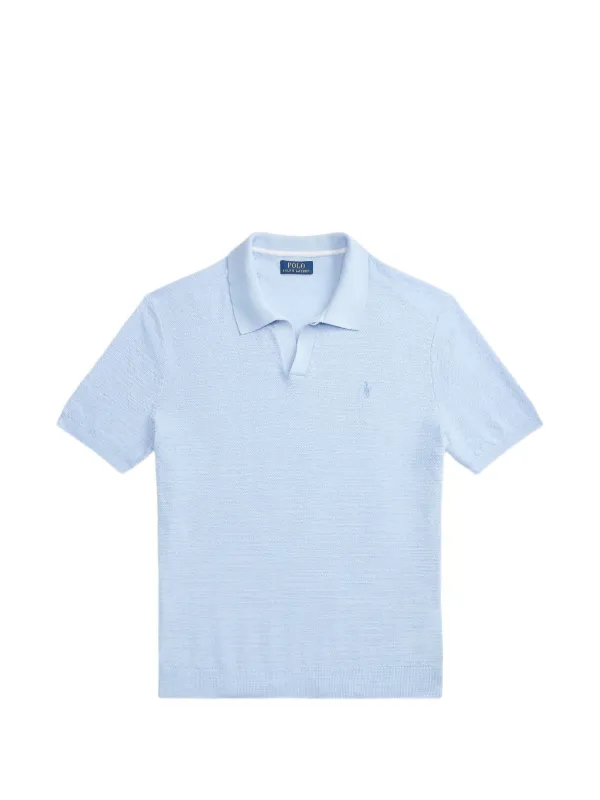 Polo Ralph Lauren Camisa Polo De Tricô | Azul | FARFETCH BR