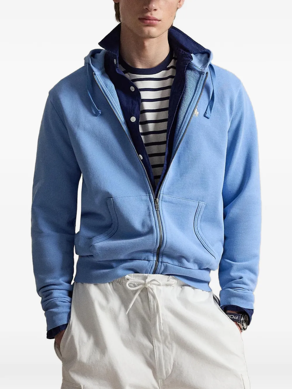 Polo Ralph Lauren Hoodie met geborduurd logo Blauw