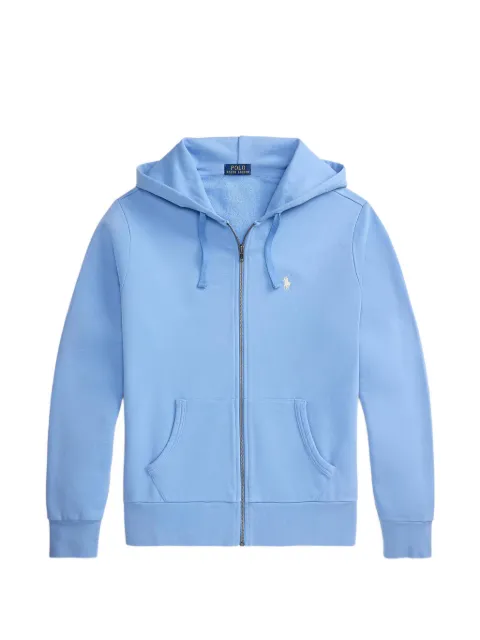 Polo Ralph Lauren logo-embroidered zip-up hoodie