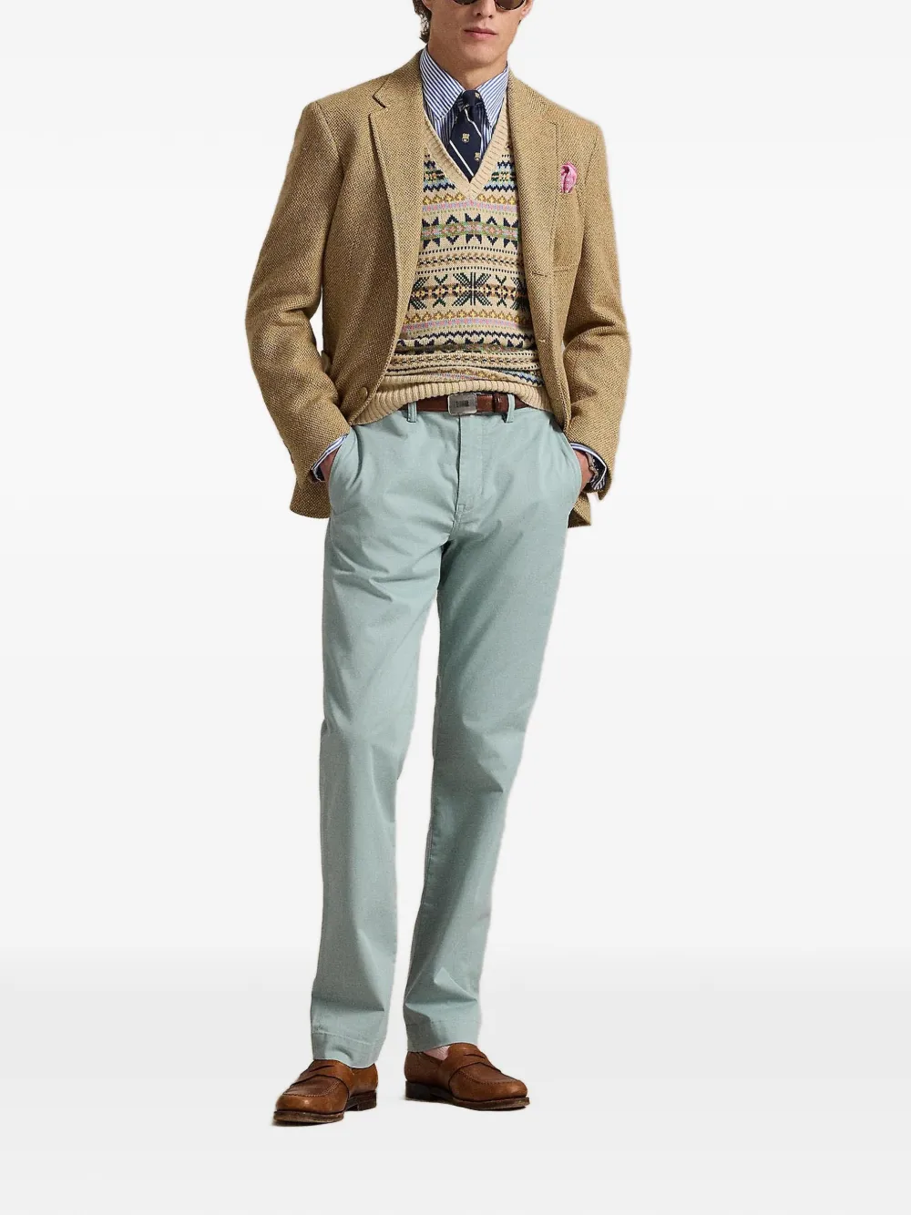 Polo Ralph Lauren Broek met geborduurd logo Groen