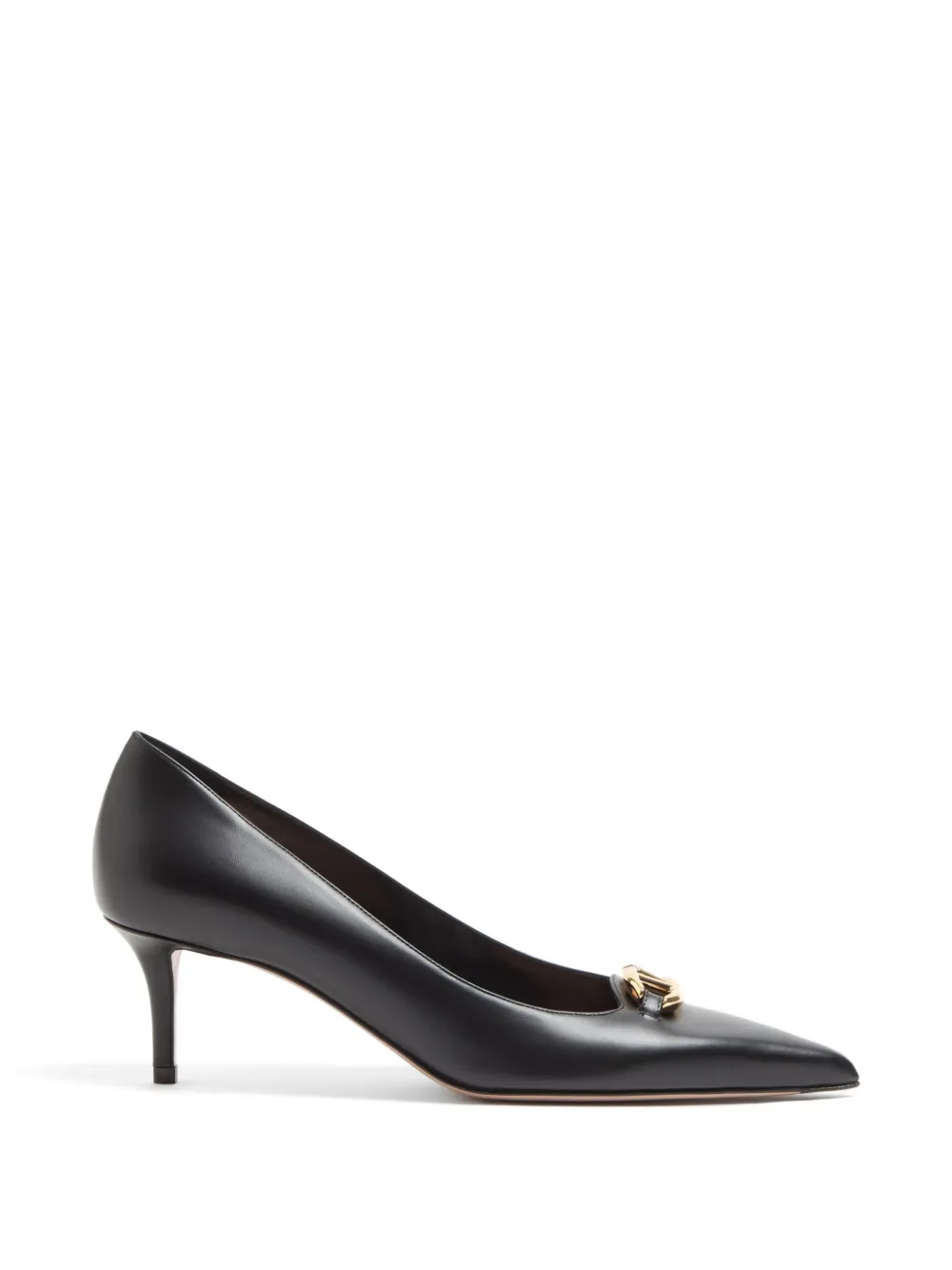 Valentino Garavani VLogo The Bold Edition kalfsleren pumps 60 mm Zwart