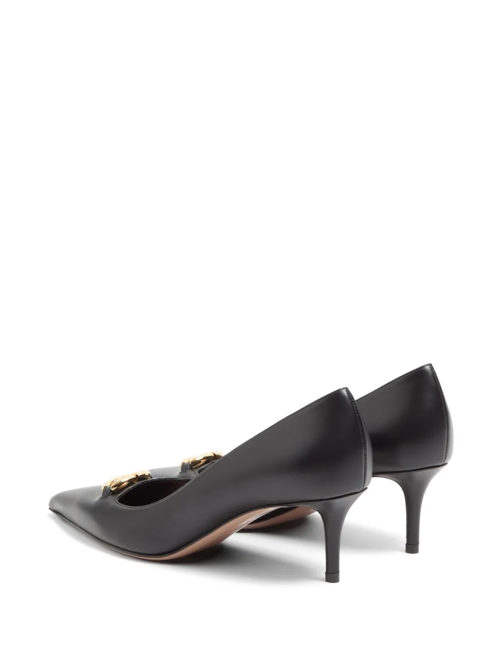 Valentino Garavani VLogo The Bold Edition kalfsleren pumps 60 mm Zwart