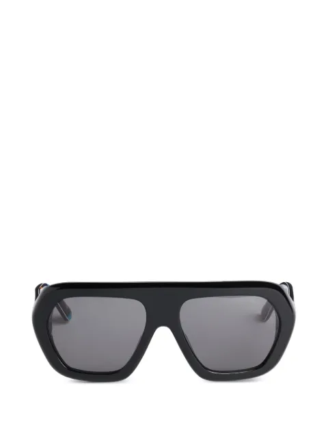 PUCCI lentes de sol geométricos con brazos estampados