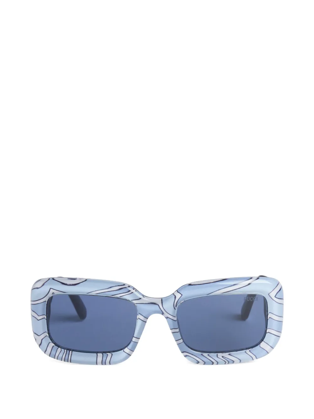 Pucci Labirinto Rectangular Sunglasses