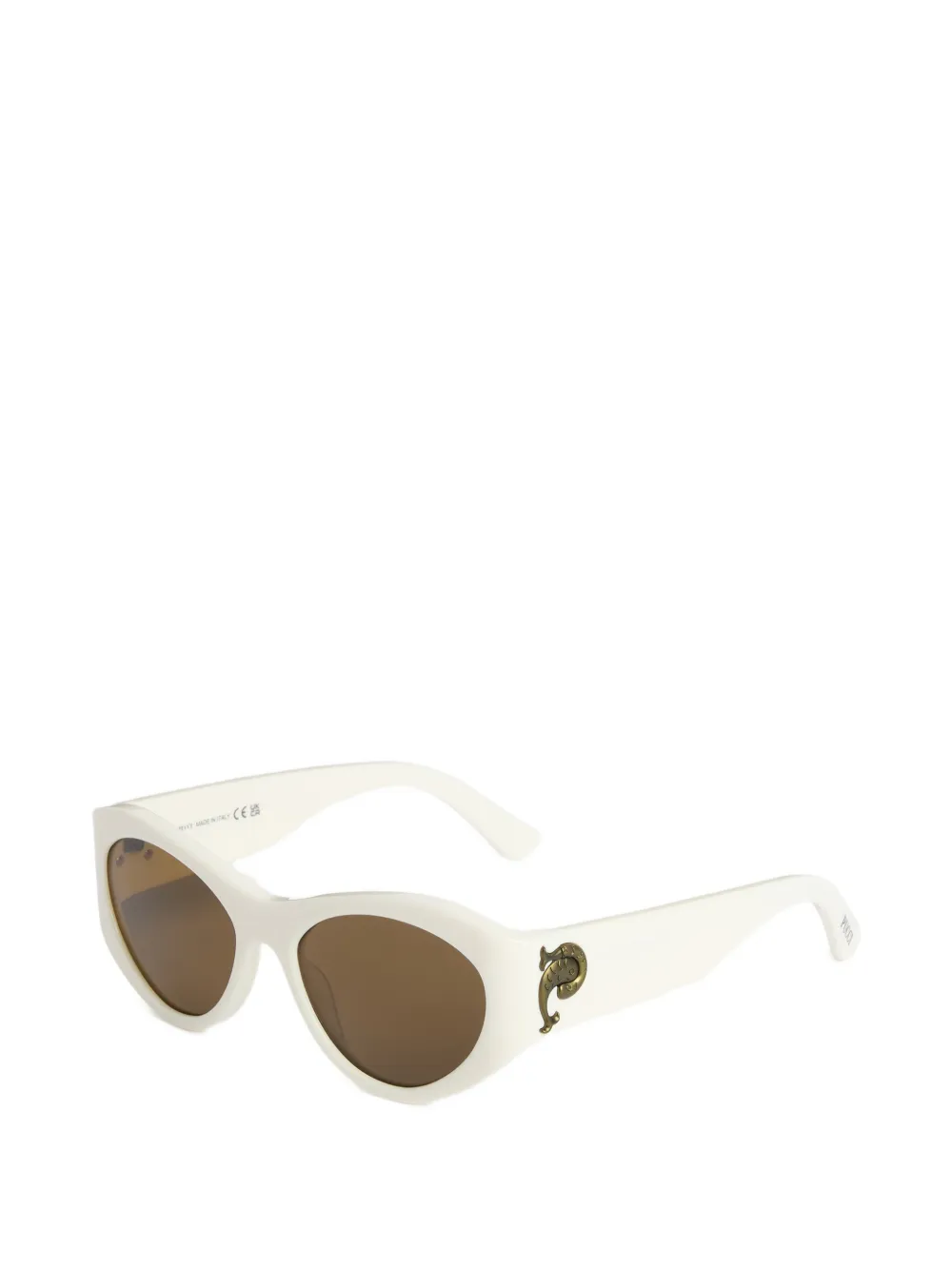 PUCCI Zonnebril met cat-eye montuur Wit