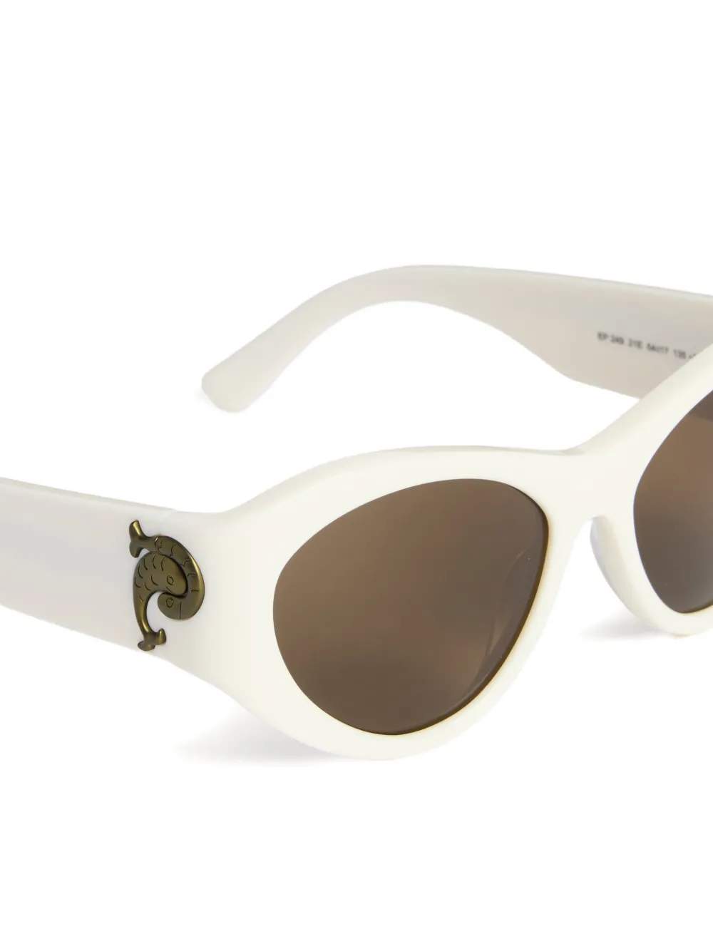 PUCCI Zonnebril met cat-eye montuur Wit