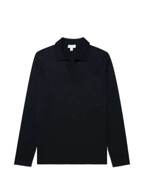 Sunspel ribbed-knit long-sleeve sweater