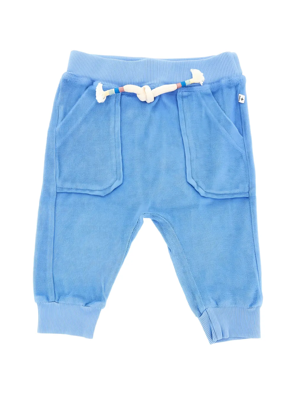 1+ In The Family towelling drawstring track pants - Blu