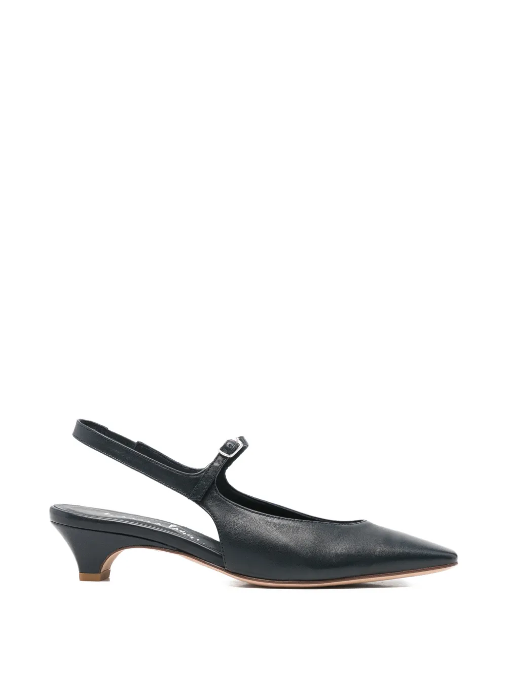Lorena paggi Slingback pumps met puntige neus Blauw