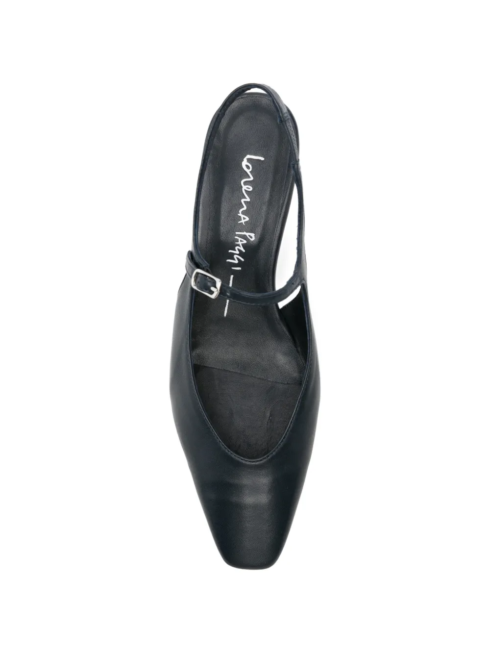 lorena paggi Slingback pumps met puntige neus Blauw