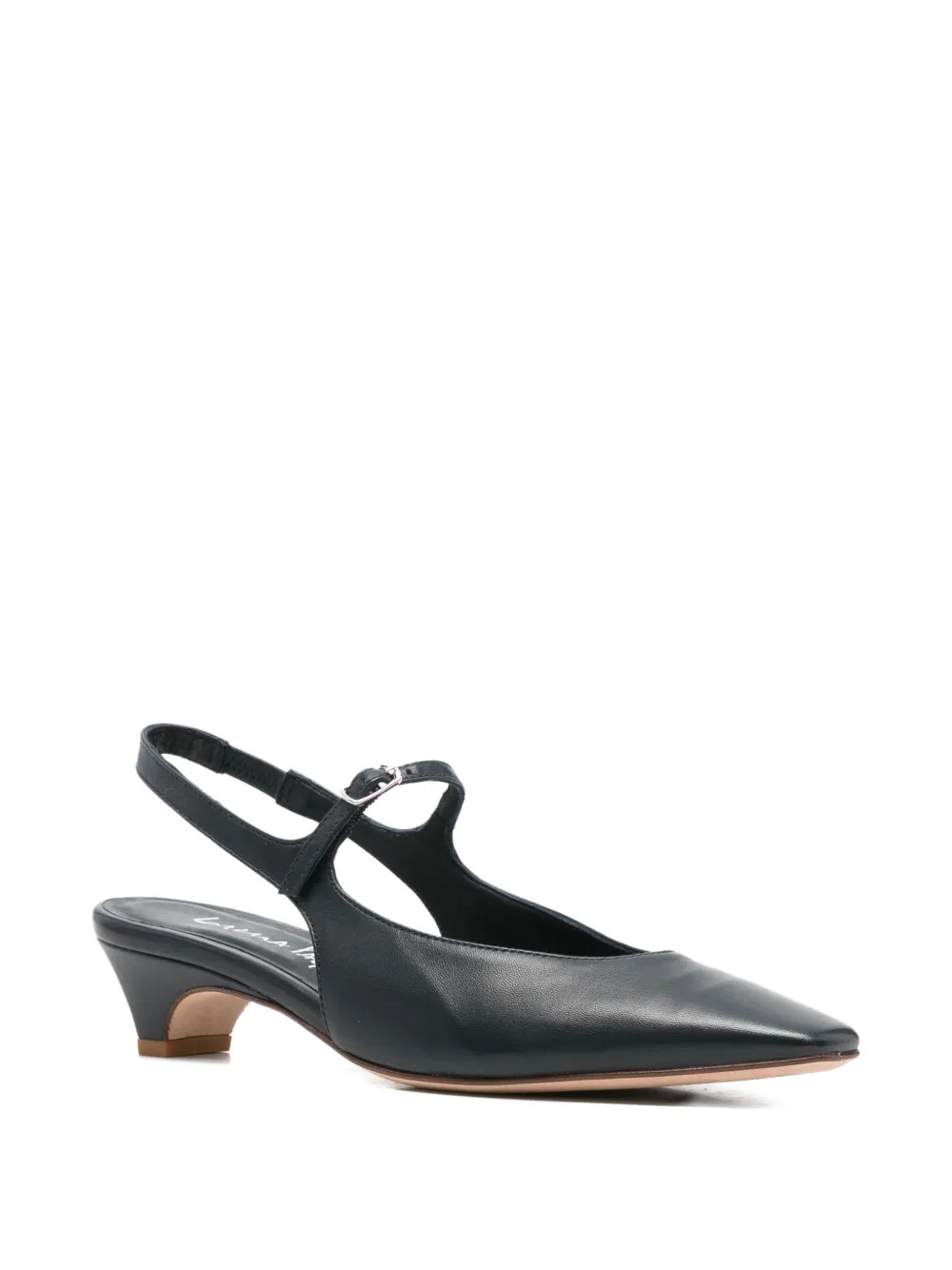 lorena paggi Slingback pumps met puntige neus Blauw