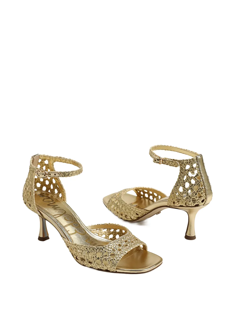 Sam Edelman Peyton woven sandals Goud