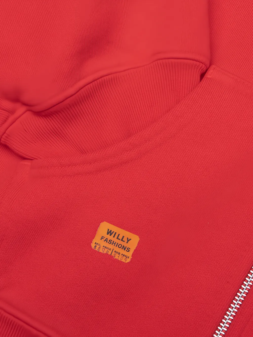 Willy Chavarria Hoodie met print Rood