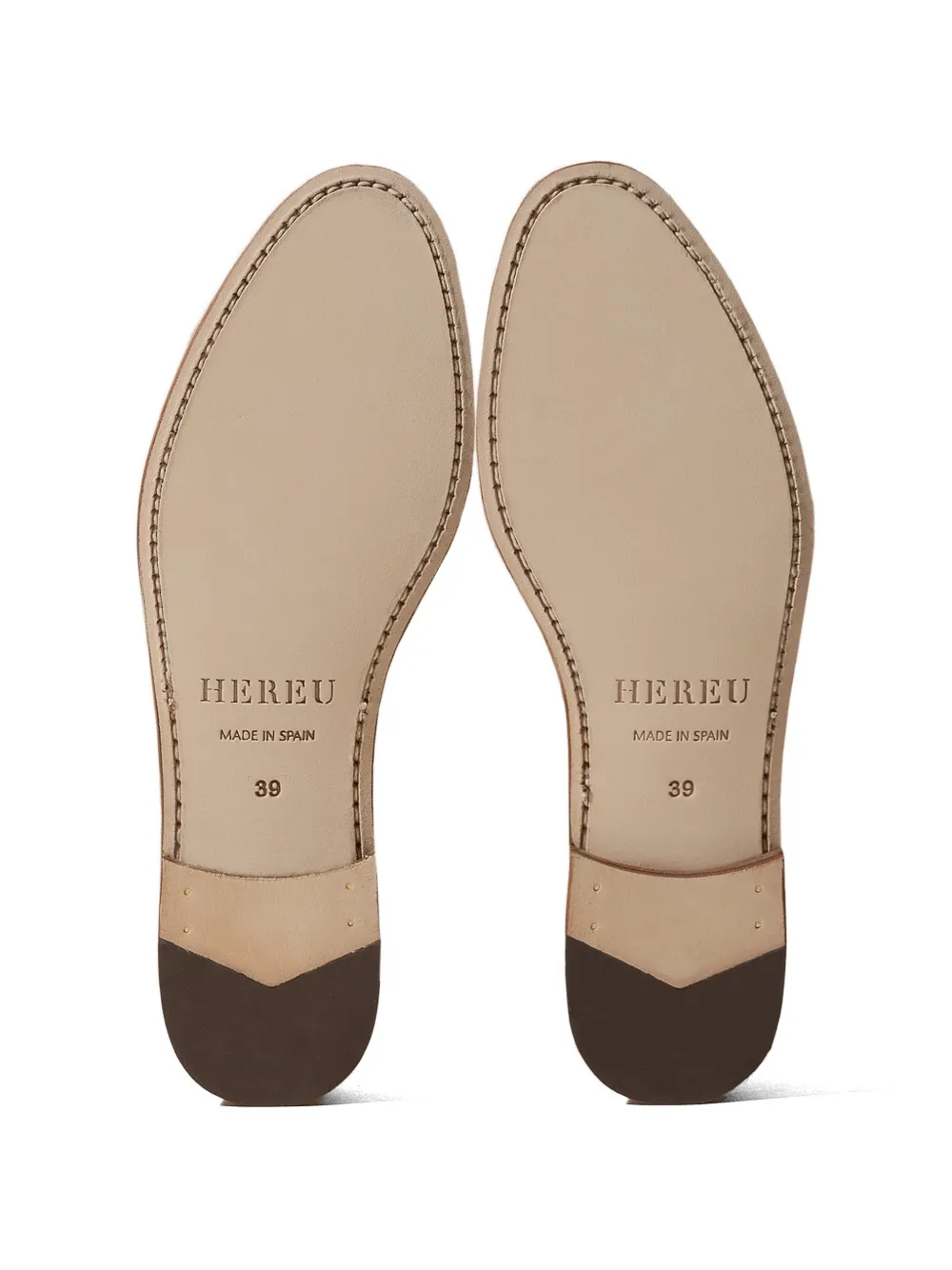 Hereu Lorea Mary Jane loafers Beige