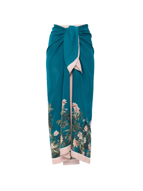 Mazzei tropical-print wrap sarong