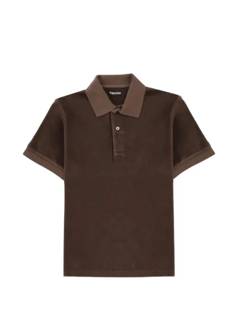 TOM FORD towelling polo shirt