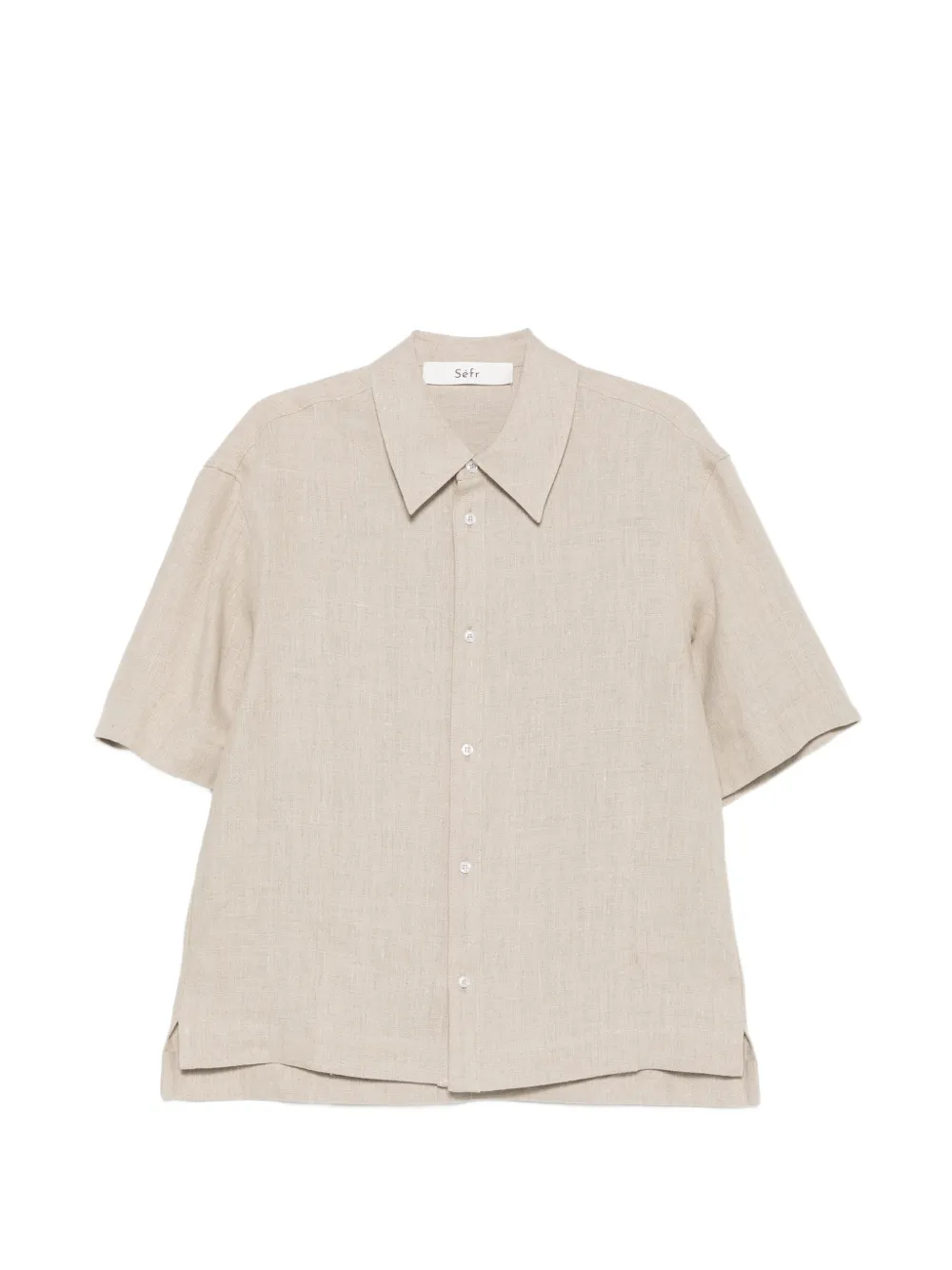 Séfr Dao short-sleeve shirt - Nude