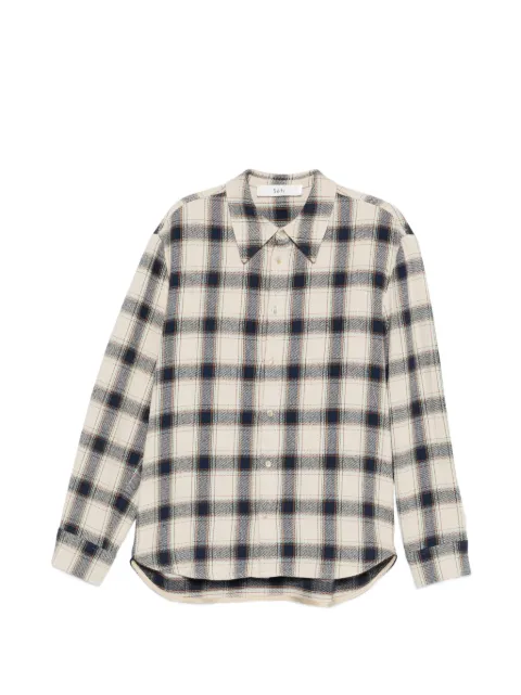 Séfr  Wes check-pattern long-sleeve shirt