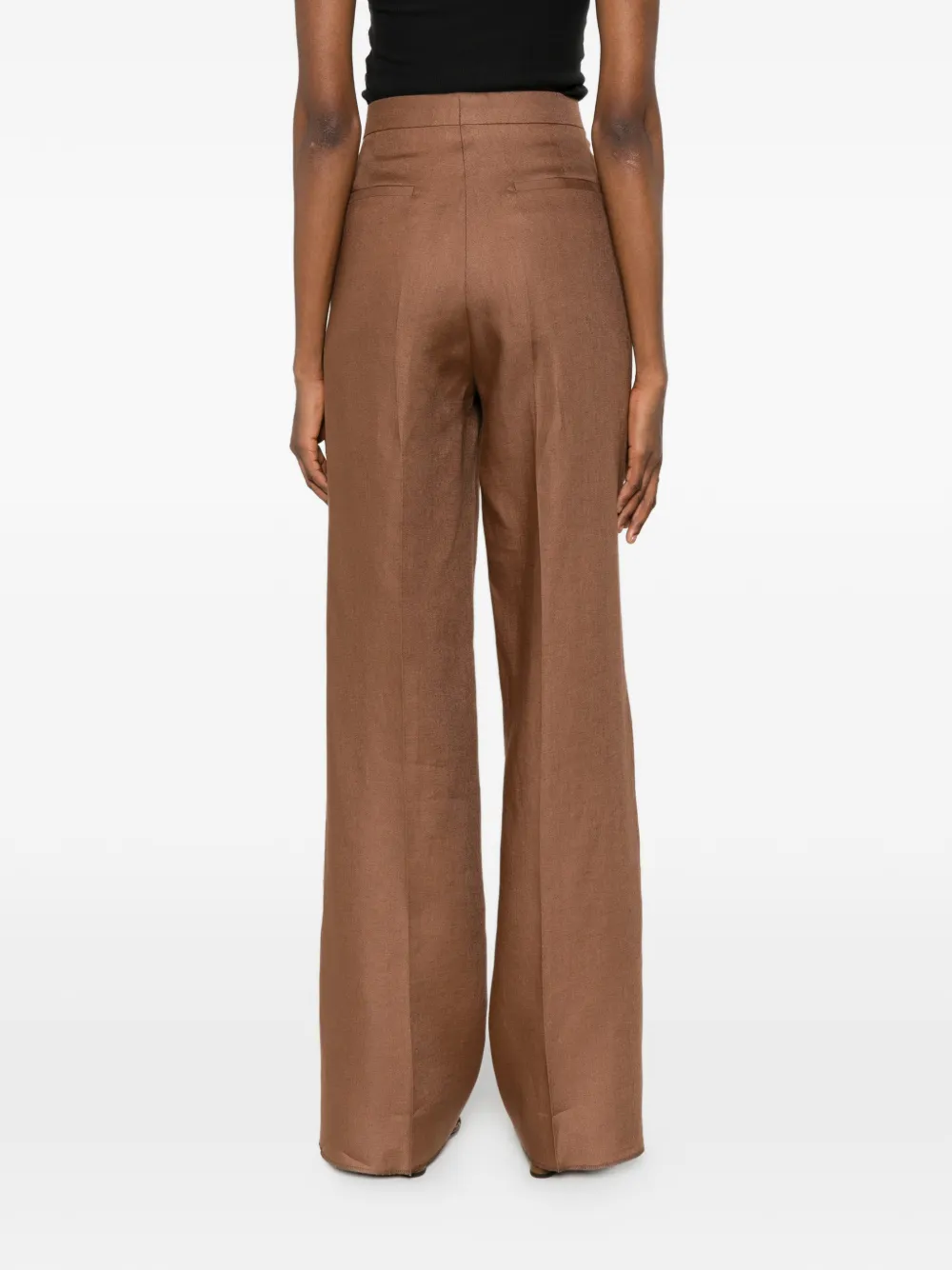 Tagliatore Geplooide pantalon Bruin