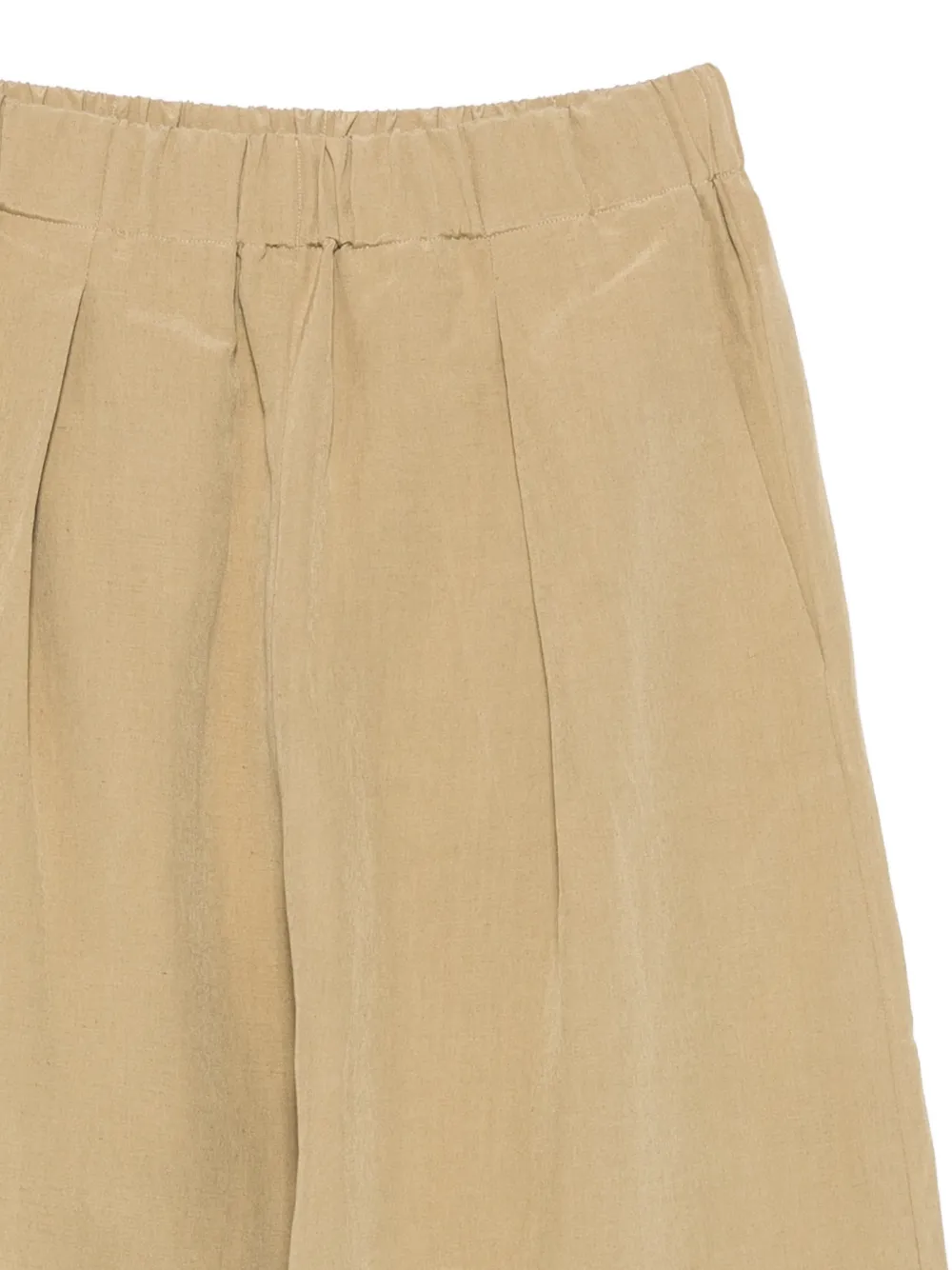 Cortana Mel broek met elastische taille Beige