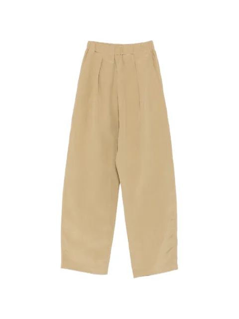 Cortana Mel pleated elasticated-waist pants
