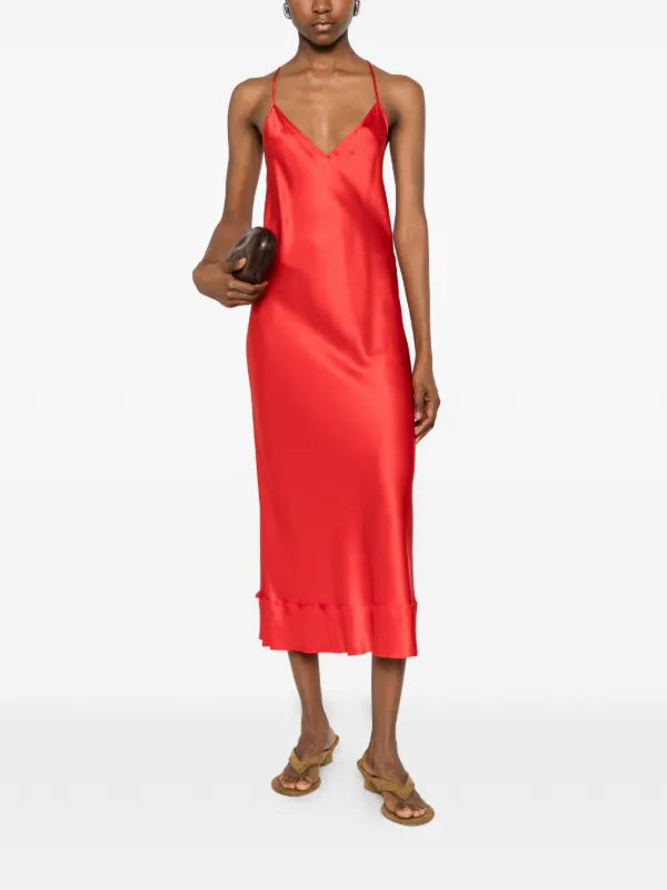 open lace back dress Lillian Maxi Dress