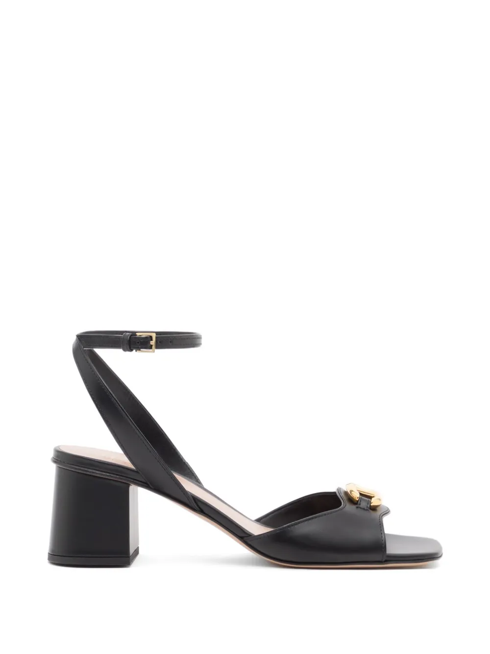 Valentino Garavani VLogo The Bold Edition kalfsleren sandalen 60 mm Zwart