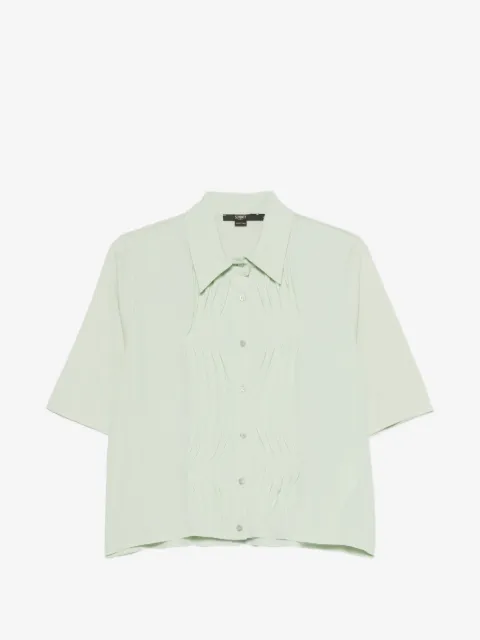 Seventy pleated-detail shirt