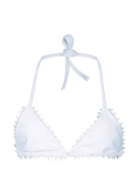 Jacquemus Picot triangle bikini top