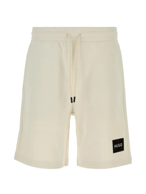 HUGO logo-patch shorts